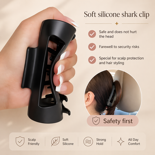 Matte Soft Grip Claw Clip - Holds All Day Without the Headache