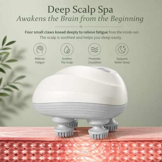 GlowRoots Electric Scalp Massager - Stimulate Growth, Relieve Stress & Restore Scalp Health