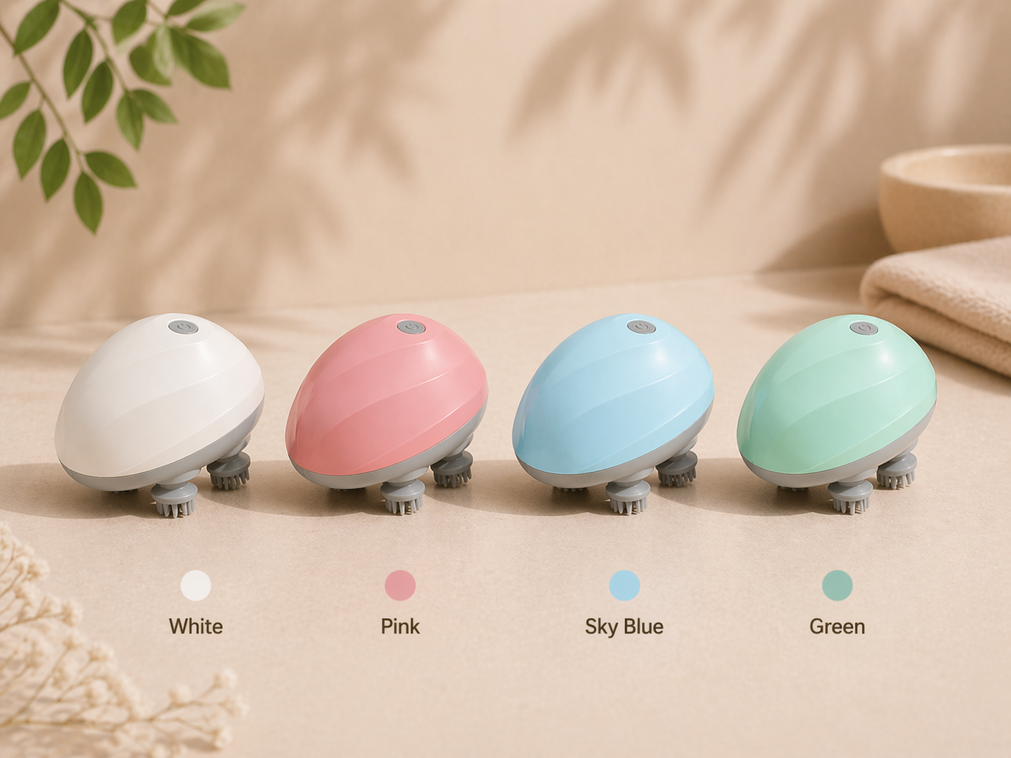 GlowRoots Electric Scalp Massager - Stimulate Growth, Relieve Stress & Restore Scalp Health